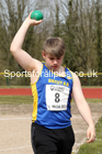 Shot putt, 2021 NECAA Open Graded Meeting, Morpeth. Photo: David T. Hewitson/Sports for All Pics